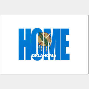 Oklahoma Home - State Flag Posters and Art